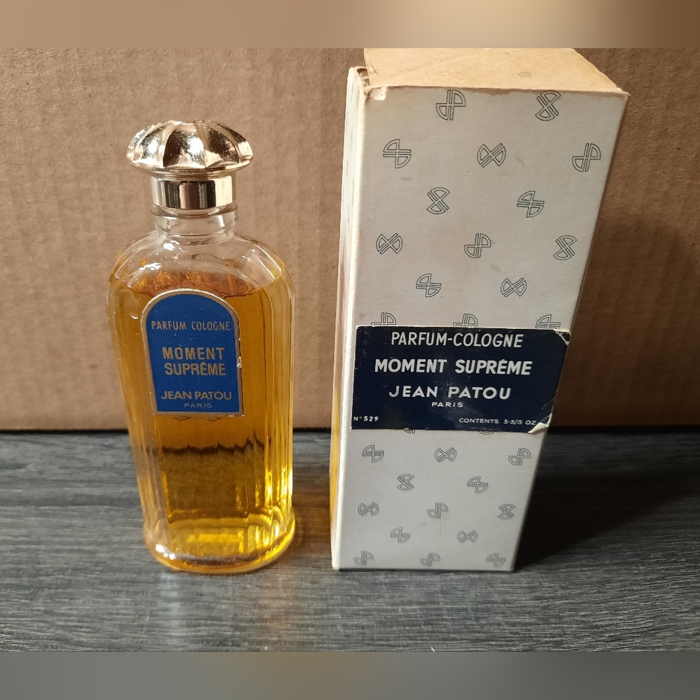 Vintage Rare Moment Supreme by Jean Patou with Original Box Perfume Cologne